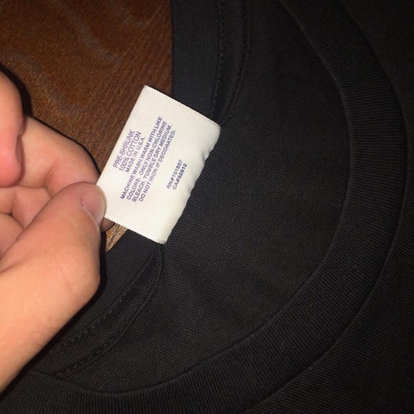 Supreme Comme Des Garcons Shirt Box Logo Tee Black - Picture 7 of 7